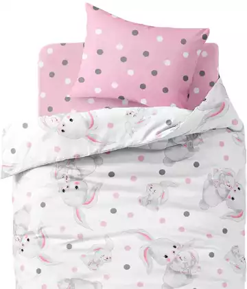 Комплект постельного белья Василек Юниор Сонный зайка (поплин)