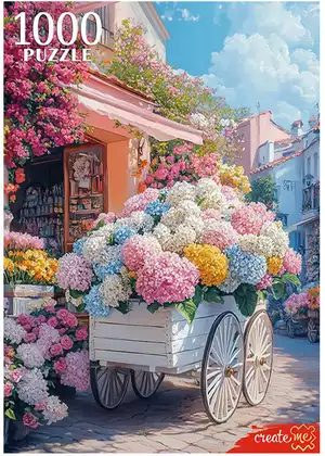 Пазл 1000 эл.Цветочная лавка П1000-1966 Рыжий кот