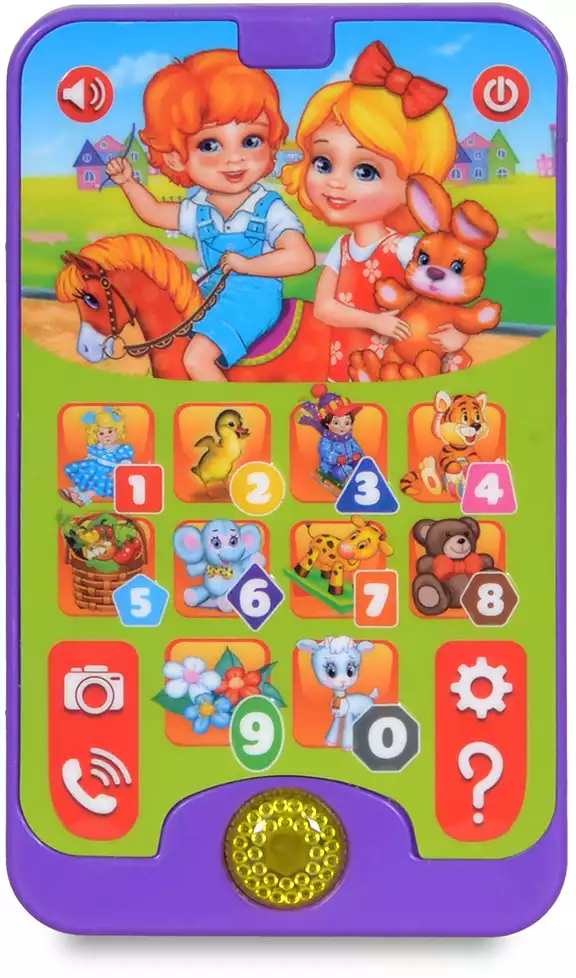 Игрушка музыкальная HT881-R3 Телефон Барто А. 100 песен и звуков н/к