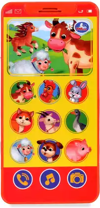 Игрушка музыкальная HT830-R62 Телефон 30 песен и звуков н/к