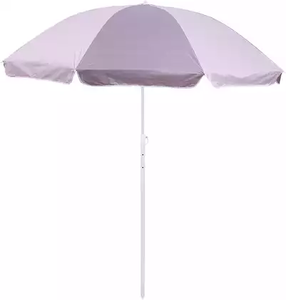 Зонт пляжный диаметр 220 см высота 210 см с наклоном 058D-8093D Gray RUSH WAY