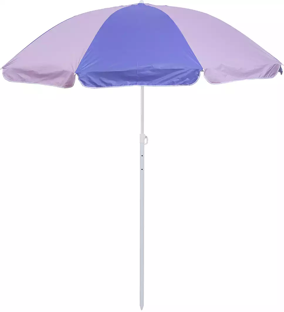 Зонт пляжный диаметр 220 см высота 210 см с наклоном 058D-8095D pink-lilac RUSH WAY