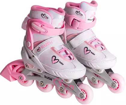 Роликовые коньки детские раздвижные RUSH ACTION