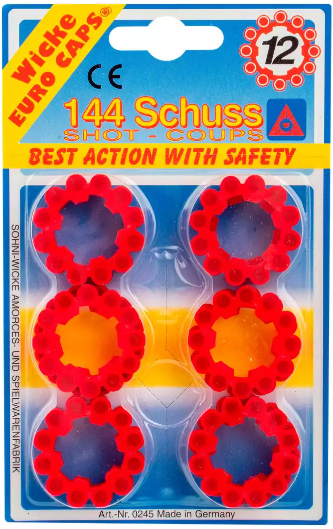 Пистоны Sohnie-wicke 0245 12-зарядные 144 шт