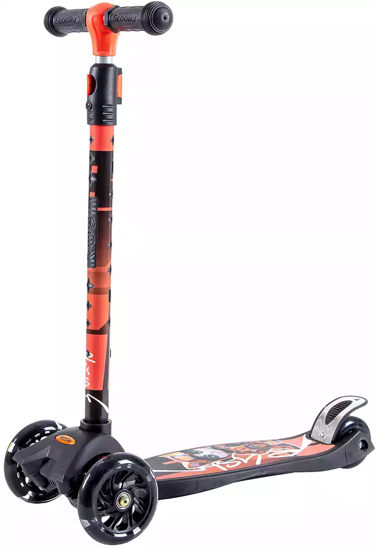 Самокат детский 3-х колёсный RUSH ACTION