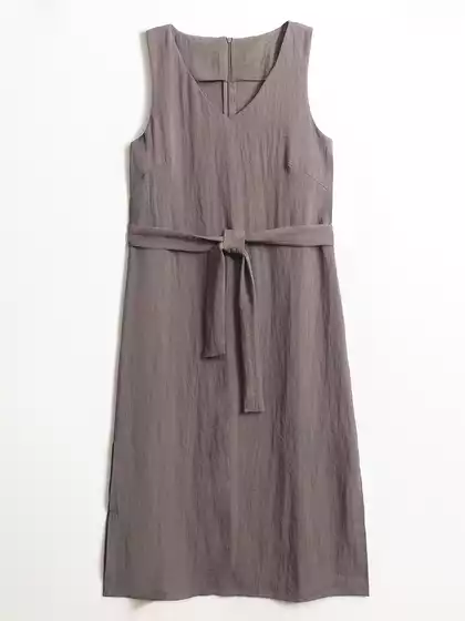 Платье миди с поясом KEANU