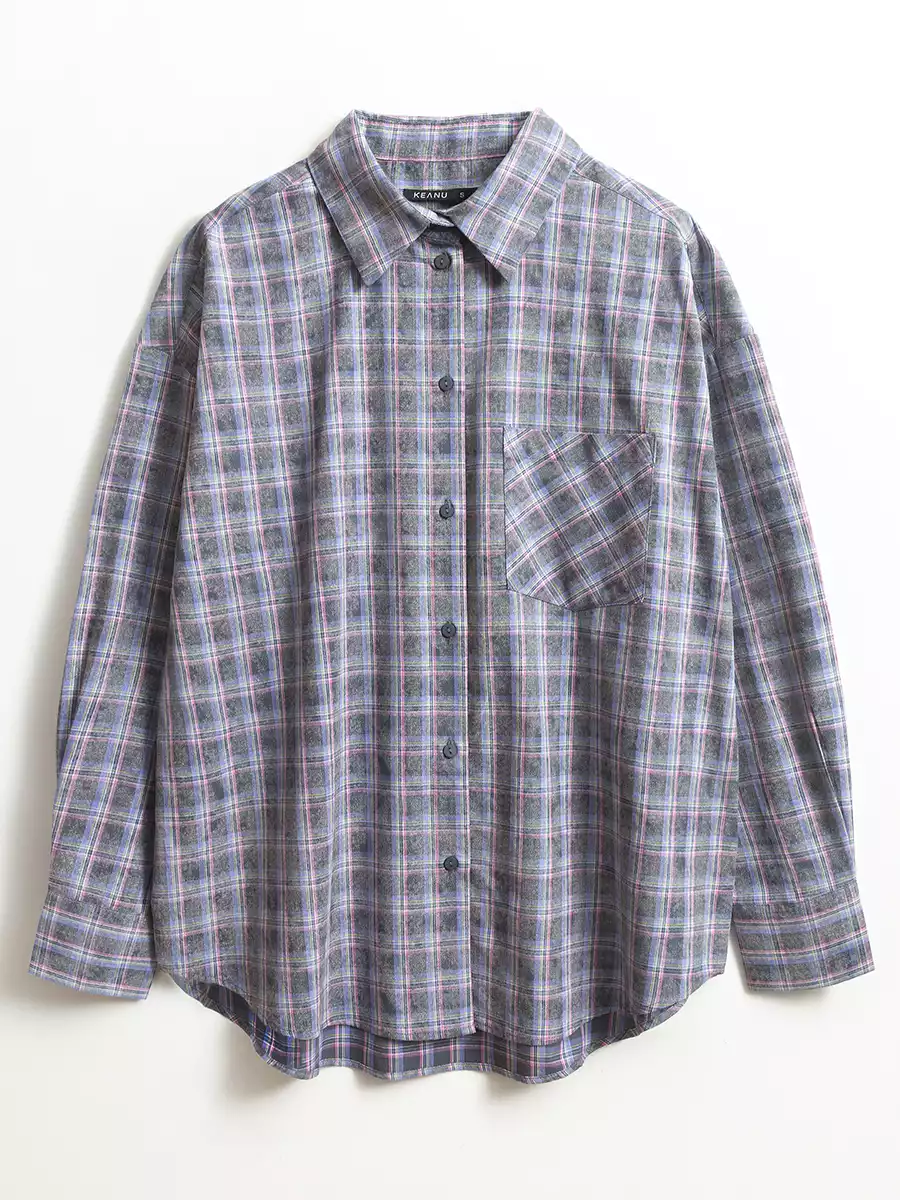 Рубашка оверсайз из хлопка KEANU