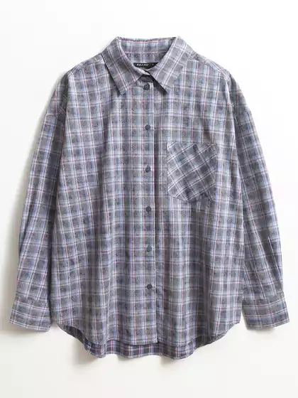 Рубашка оверсайз из хлопка KEANU