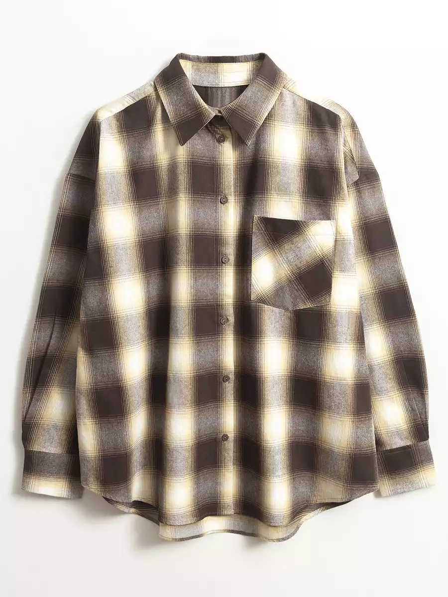 Рубашка оверсайз из хлопка KEANU