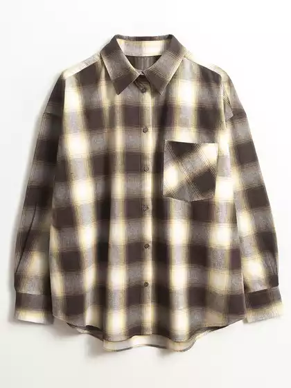 Рубашка оверсайз из хлопка KEANU