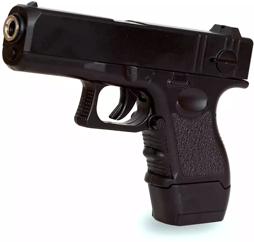 Пистолет металлический Glock 17 mini G.16 14см в/к