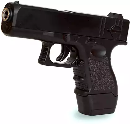 Пистолет металлический Glock 17 mini G.16 14см в/к