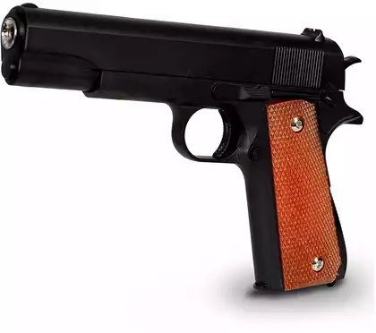 Пистолет металлический Colt 1911 с кобурой G.13+ 21,5см в/к
