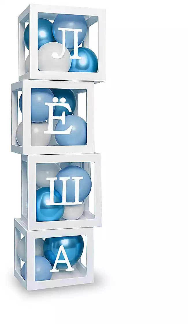 Кубики для фотозоны с буквами 058D-8232D
