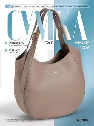 Сумка женская коричневая СМ8456 KEANU