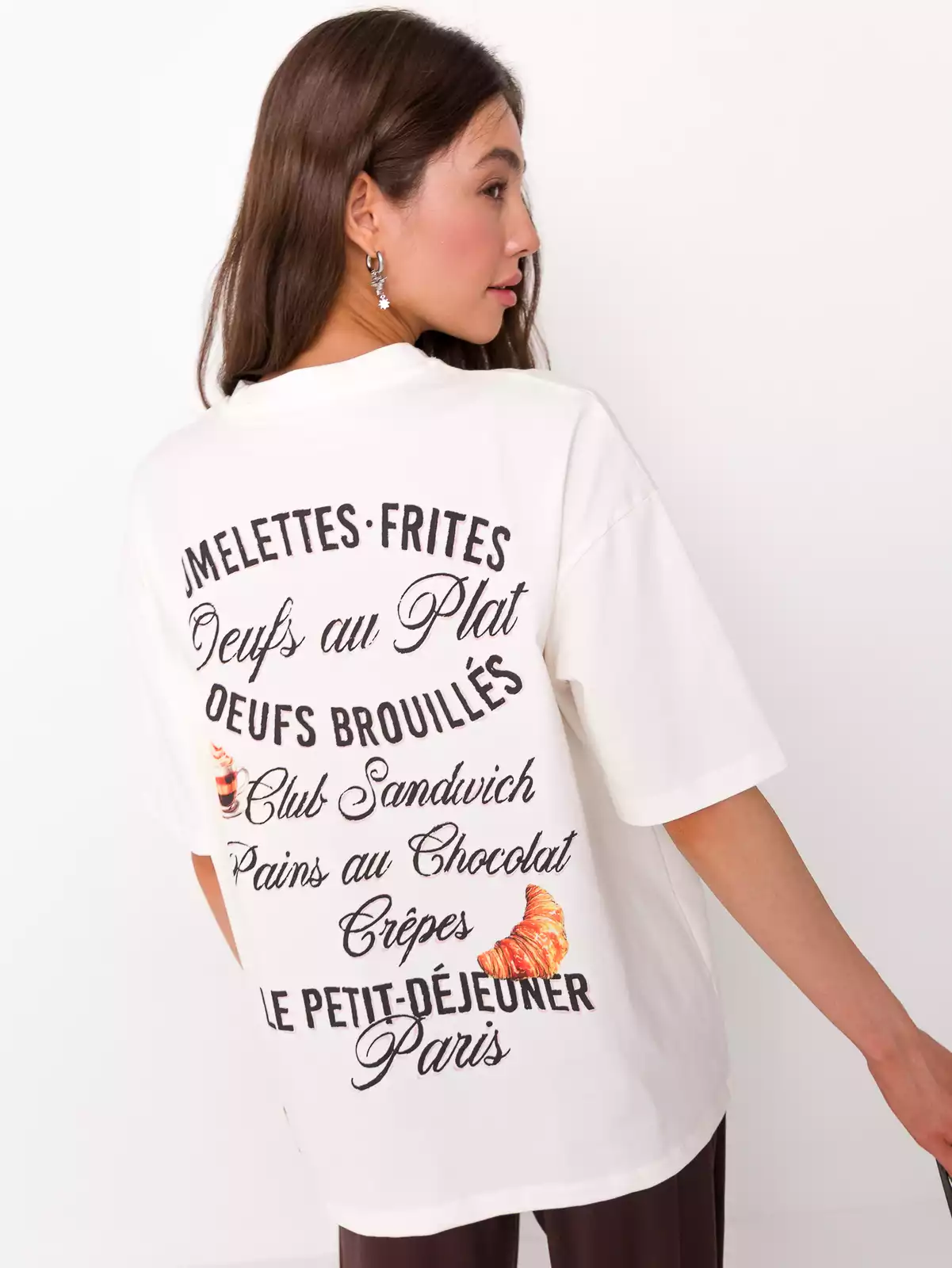 Футболка оверсайз с принтом KEANU