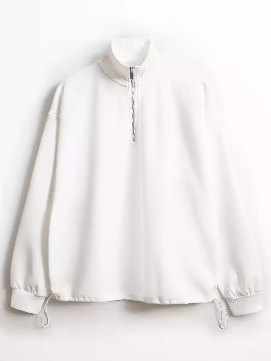 Свитшот с воротником на молнии KEANU