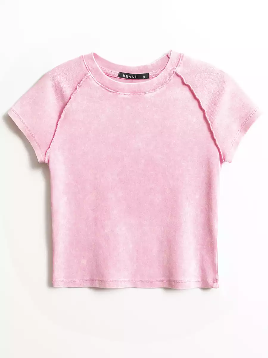 Укороченная футболка KEANU