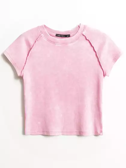 Укороченная футболка KEANU