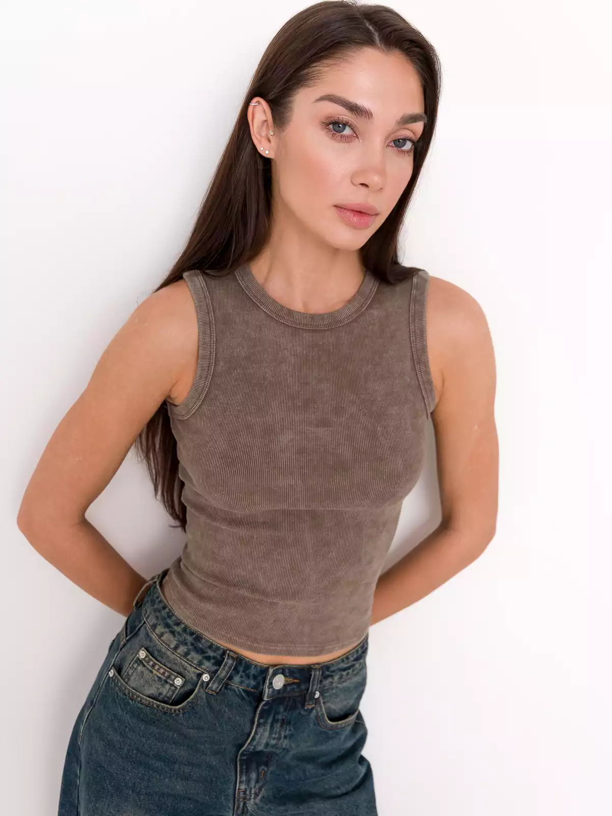 Базовый топ в рубчик KEANU