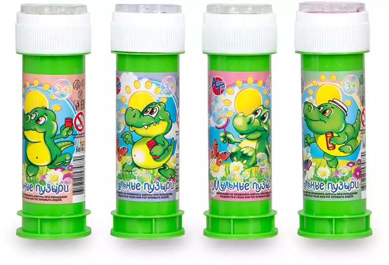 Мыльные пузыри Крокодил 60мл 15043