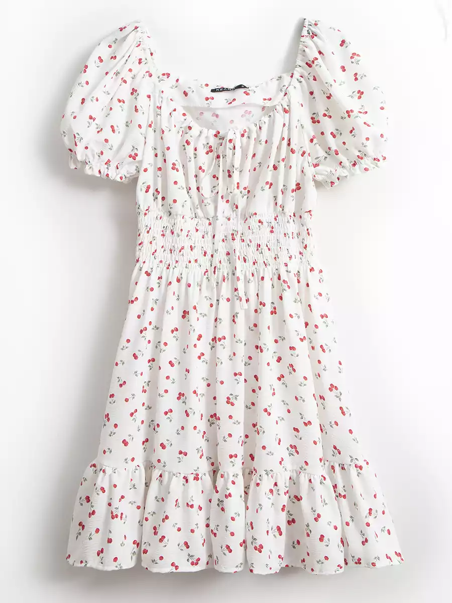 Платье мини с принтом KEANU