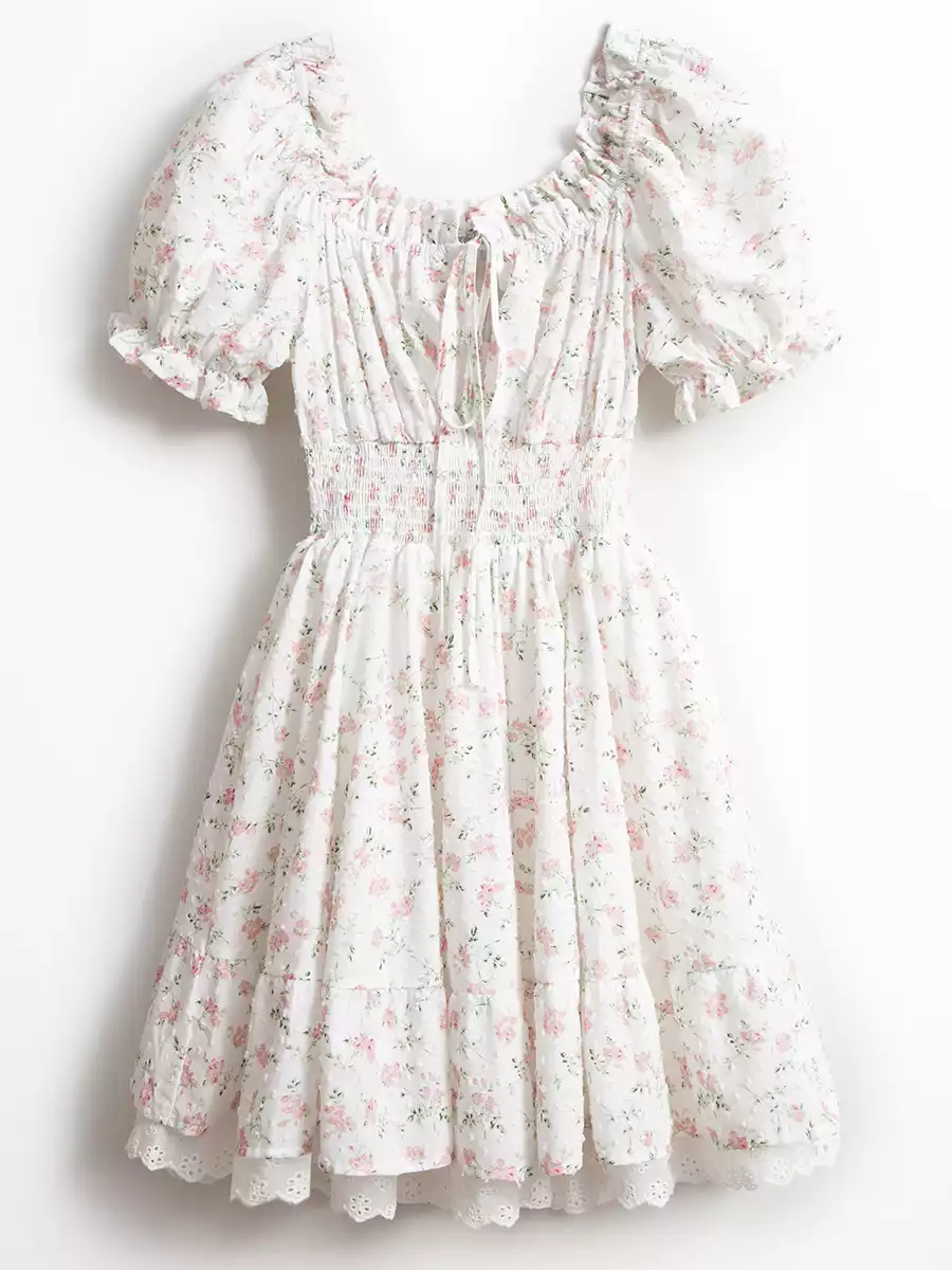 Платье мини с принтом KEANU