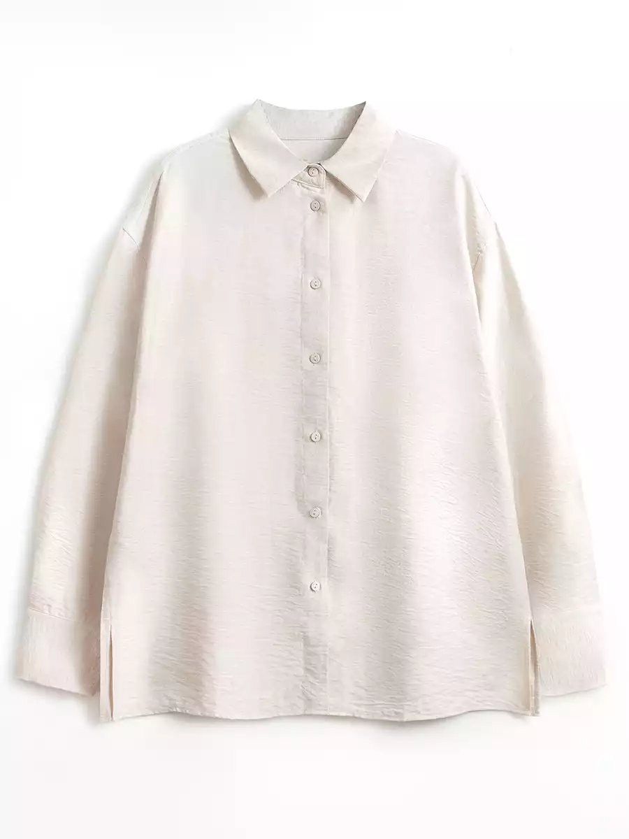 Рубашка оверсайз из вискозы KEANU