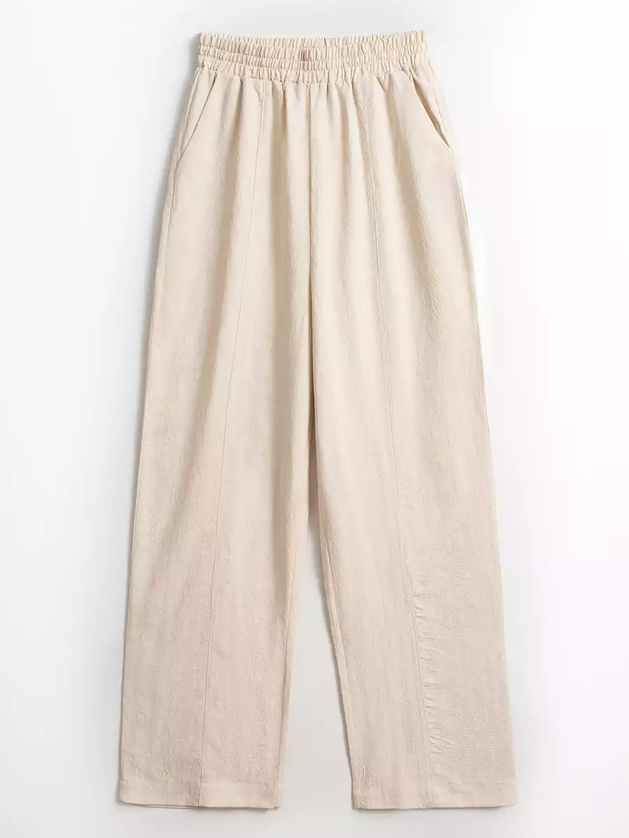 Широкие брюки из вискозы KEANU