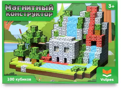 Конструктор магнитный FD1688-A27 100 дет. Vulpes
