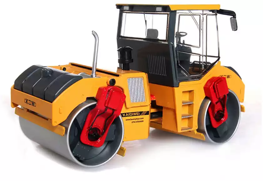 Модель машины 1:35 Двойной дорожный каток Tandem Compactor 625041 14см
