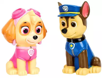Игрушка LXCHASE-SKY-DOGP-NW Чейз и Скай 10 см Щенячий Патруль 2 шт. в сетке КАПИТОШКА