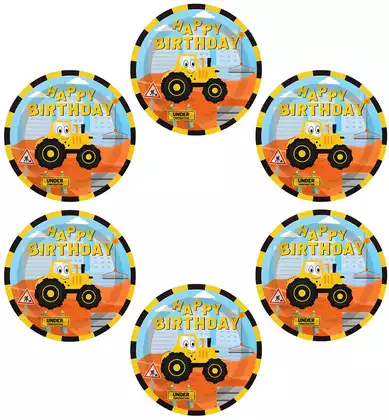 Набор тарелок Экскаватор (23 см) 6 шт