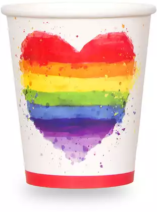 Набор стаканов Сердце 6 шт