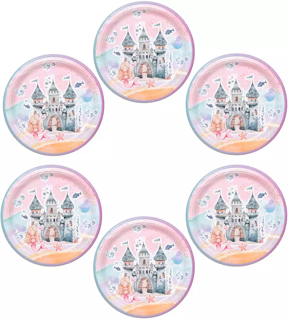 Набор тарелок Замок (23 см) 6 шт
