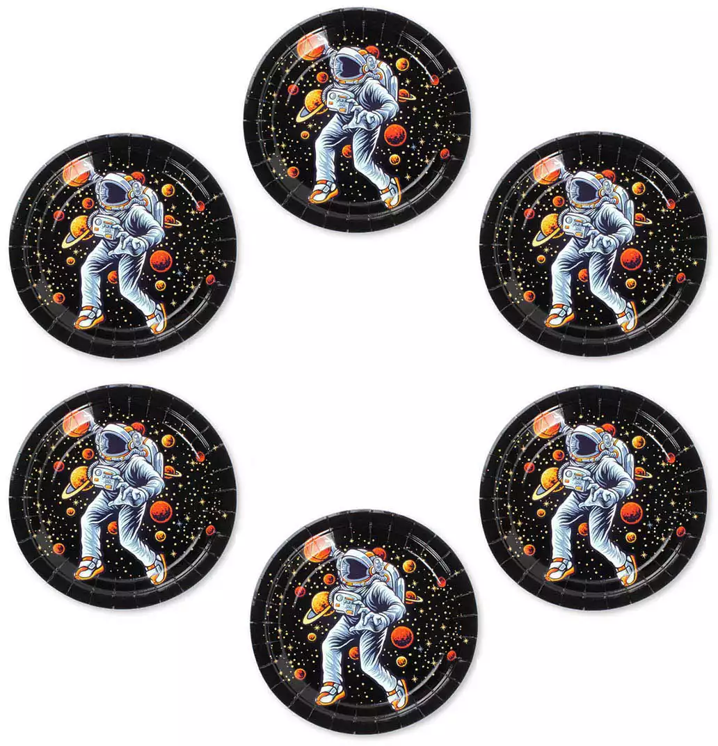 Набор тарелок Космос (23 см) 6 шт !