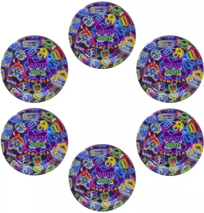 Набор тарелок Неон (23 см) 6 шт