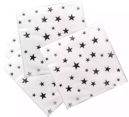 Салфетки звезды 33*33 20 шт
