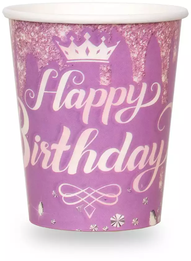 Набор стаканов фиолетовые 6 шт