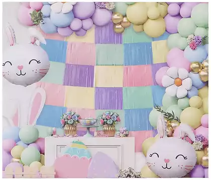 Гирлянда цветная фотозона 152*25 6шт в наборе