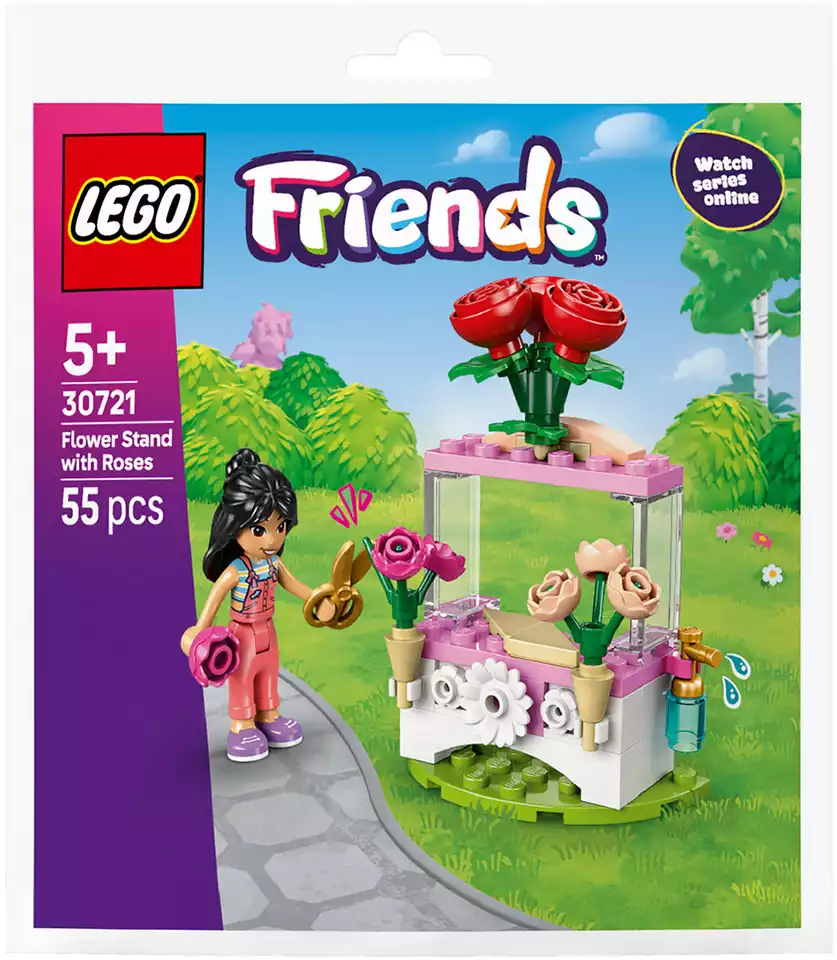 Конструктор Подставка для цветов с розами 30721 Lego Friends 55 дет.