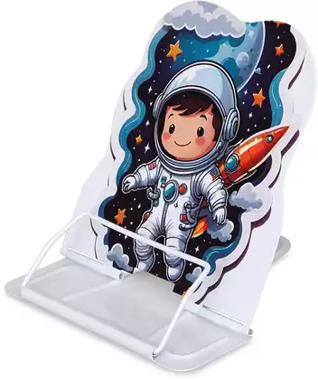 Подставка для книг Космонавт с ракетой 058D-8512D