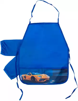 Набор фартук и нарукавники для труда НФ-2, НОЧНОЙ ГОНЩИК