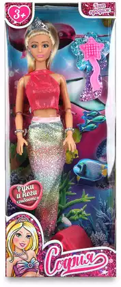 Кукла София 66001M-15-S-BB-WOD русалка, 29см КАРАПУЗ