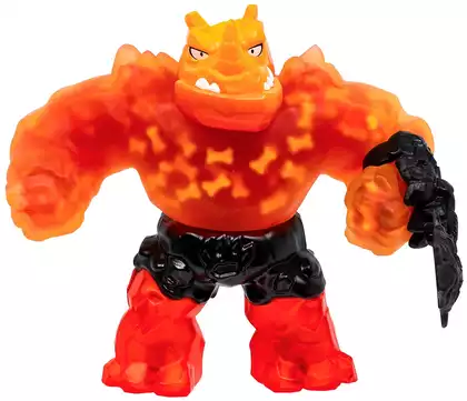 Гуджитсу Игрушка Ультраредкий Лава Райностоун Метеор Мэднесс В.2 тянущаяся фигурка GooJitZu 71041