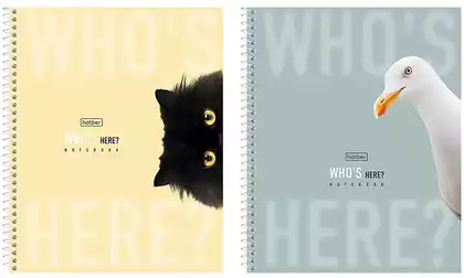 Тетрадь 96л клетка Кто здесь? на спирали 093670