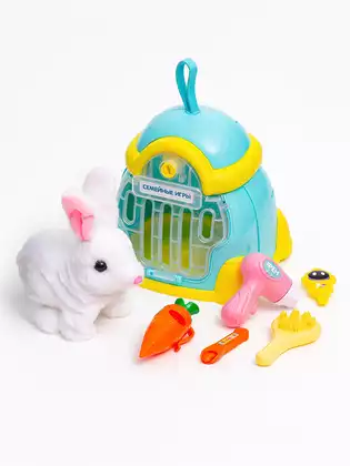 Игрушка Кролик 656-201 в переноске