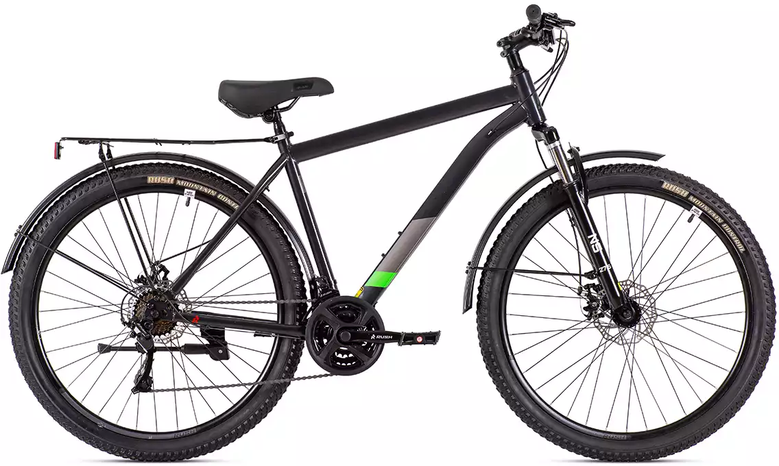 Велосипед горный 27,5 F7000 DISC ST 21ск рама 16 RUSH