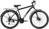 Велосипед горный 27,5 F7000 DISC ST 21ск рама 16 RUSH, Черный