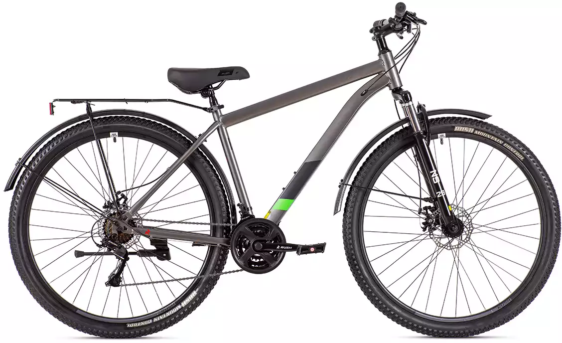 Велосипед горный 29 F9000 DISC ST 21ск рама 19 RUSH